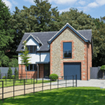 Exterior photograph of a three bedroom house at The Orchard, Fakenham